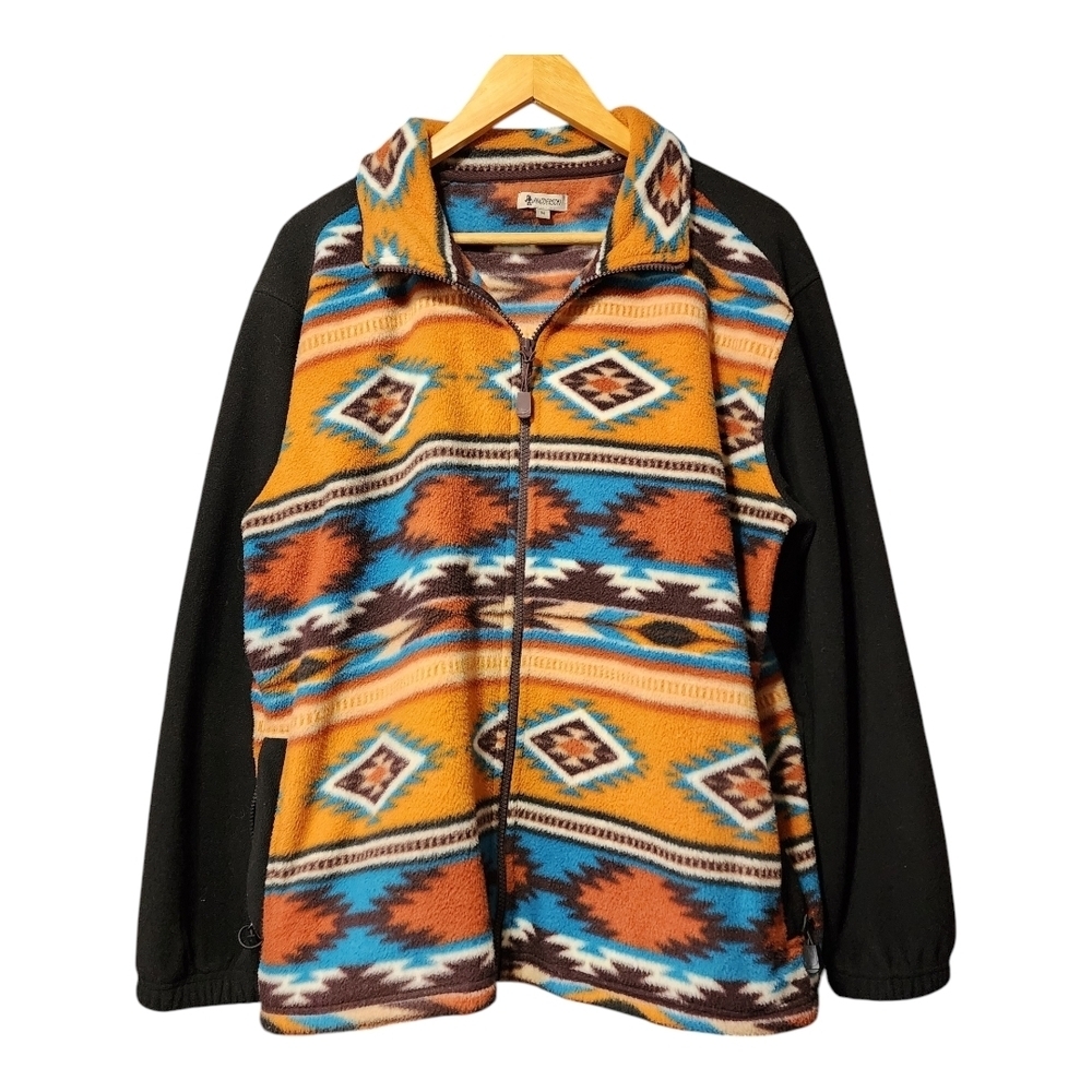 Trail Crest Colorful Aztec Fleece Jacket